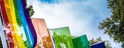 Im Juni wird die Welt ein Stück bunter; der Pride Month steht ganz im Zeichen von Vielfalt und Einbeziehung. Auch BASF bekennt Farbe und hisst am Standort Ludwigshafen die Regenbogenflagge.