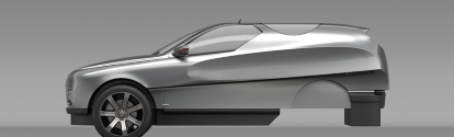 Auvot 2x2 virtual car shape in Hiatus Gray