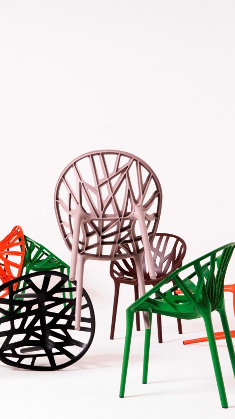 Colorful designer chairs made of Ultramid®